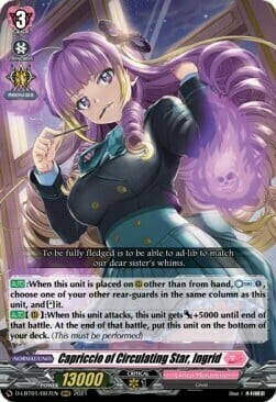 Capriccio of Circulating Star, Ingrid [D Format] Card Front