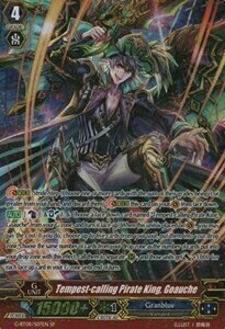 Tempest-calling Pirate King, Goauche Card Front