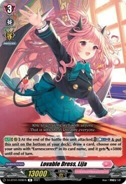 Lovable Dress, Lija [D Format] Card Front