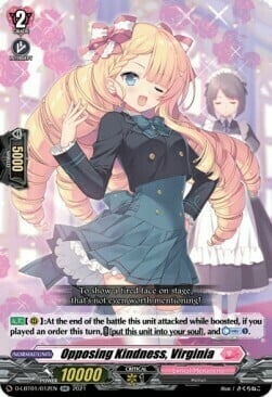 Opposing Kindness, Virginia [D Format] Card Front