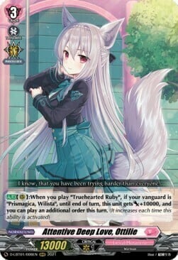 Attentive Deep Love, Ottilie [D Format] Card Front