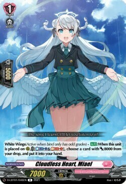 Cloudless Heart, Miael [D Format] Card Front