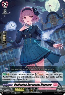 Dedicated Serenade, Eleonore [D Format] Card Front