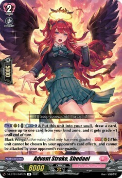 Advent Stroke, Shedael [D Format] Card Front