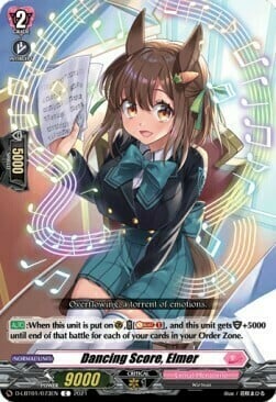 Dancing Score, Elmer [D Format] Card Front