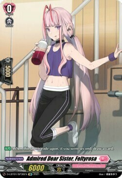 Admired Dear Sister, Feltyrosa [D Format] Card Front