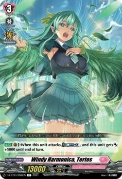 Windy Harmonica, Tertes [D Format] Card Front