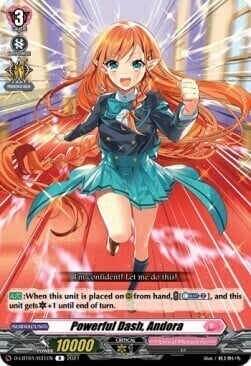 Powerful Dash, Andora [D Format] Card Front