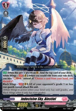 Indecisive Sky, Alestiel [D Format] Card Front