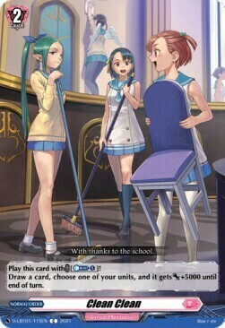 Clean Clean [D Format] Card Front
