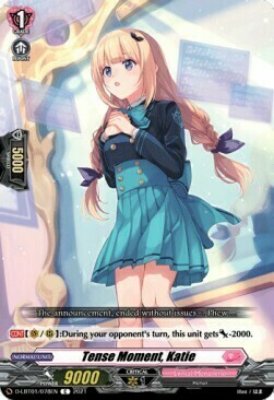 Tense Moment, Katie [D Format] Card Front