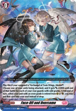 Face-Off and Overcome [D Format] Card Front