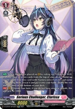 Serious Challenger, Clarissa [D Format] Card Front