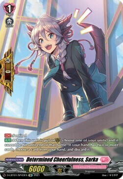 Determined Cheerfulness, Sarka [D Format] Card Front