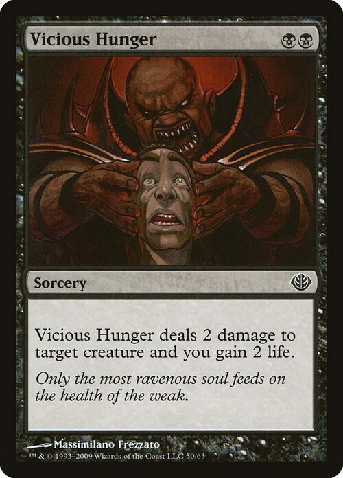 Vicious Hunger Card Front