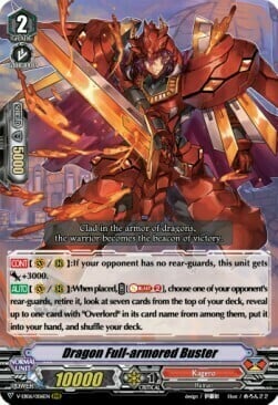 Dragon Full-armored Buster Card Front