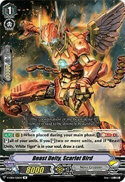 Beast Deity, Scarlet Bird Card Front