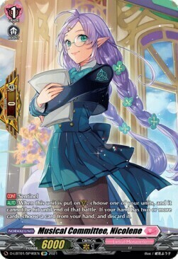 Musical Committee, Nicolene [D Format] Card Front