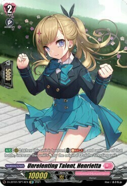 Unrelenting Talent, Henrietta [D Format] Card Front