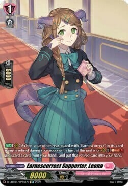 Earnescorrect Supporter, Leona [D Format] Card Front