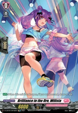 Brilliance in the Ore, Wilista [D Format] Card Front