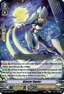Blaster Rapier Card Front