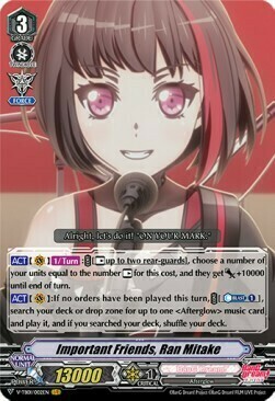 Important Friends, Ran Mitake Card Front