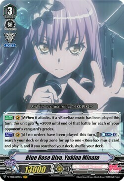 Blue Rose Diva, Yukina Minato Card Front