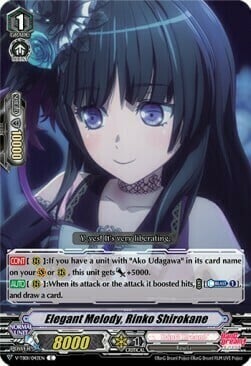 Elegant Melody, Rinko Shirokane [V Format] Card Front