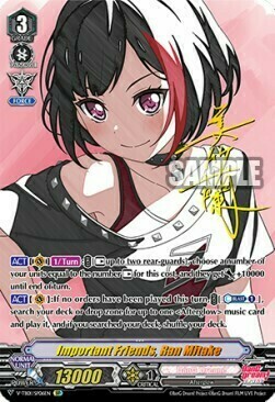 Important Friends, Ran Mitake [V Format] Card Front