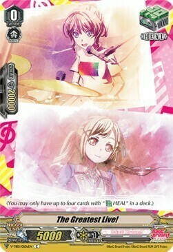 The Greatest Live! [V Format] Card Front