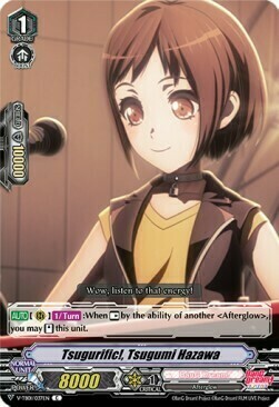 Tsugurific!, Tsugumi Hazawa [V Format] Card Front