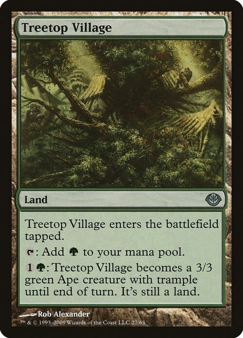 Treetop Village Card Front