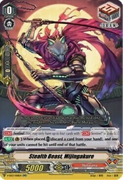 Stealth Beast, Mijingakure [V Format] Card Front