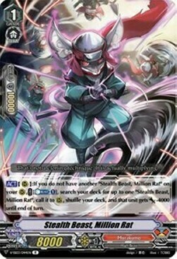 Stealth Beast, Million Rat [V Format] Card Front