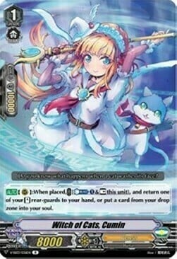 Witch of Cats, Cumin Card Front
