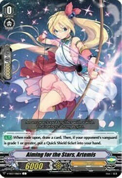 Aiming for the Stars, Artemis [V Format] Card Front