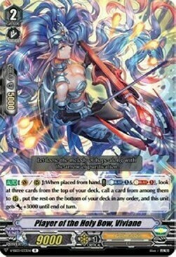 Player of the Holy Bow, Viviane Card Front
