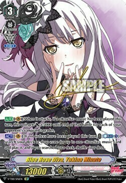Blue Rose Diva, Yukina Minato [V Format] Card Front