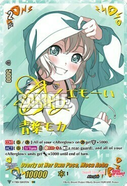 Overly at Her Own Pace, Moca Aoba Card Front