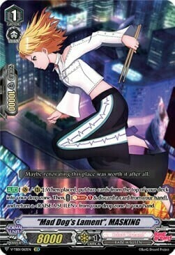 "Mad Dog's Lament", MASKING [V Format] Card Front