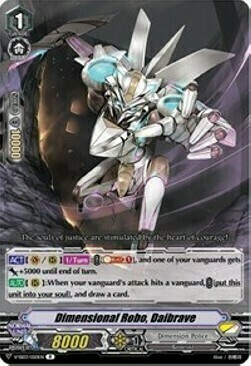 Dimensional Robo, Daibrave Card Front