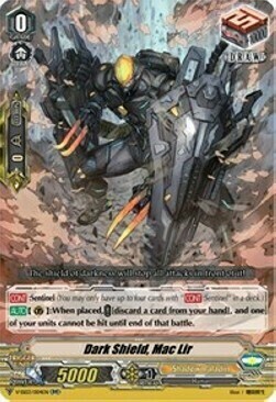 Dark Shield, Mac Lir [V Format] Card Front