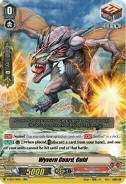 Wyvern Guard, Guld Card Front