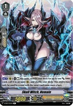 Skull Witch, Nemain Card Front