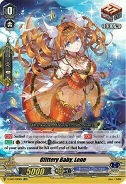 Glittery Baby, Lene Card Front