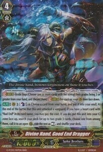 Divine Hand, Good End Dragger [G Format] Card Front