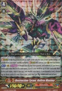 Destruction Tyrant, Hellrex Maxima Card Front