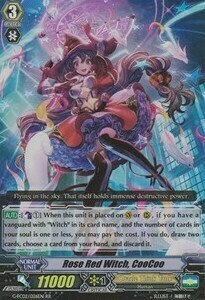 Rose Red Witch, CooCoo Card Front