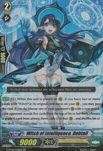 Witch of Intelligence, Dehtail Card Front